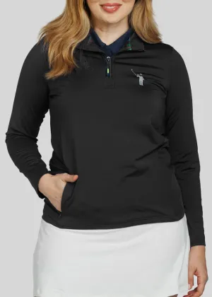 Women's Chip Shot Pocket Pullover | Black