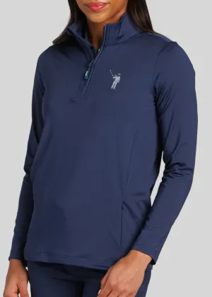 Women's Chip Shot Pocket Pullover | Navy