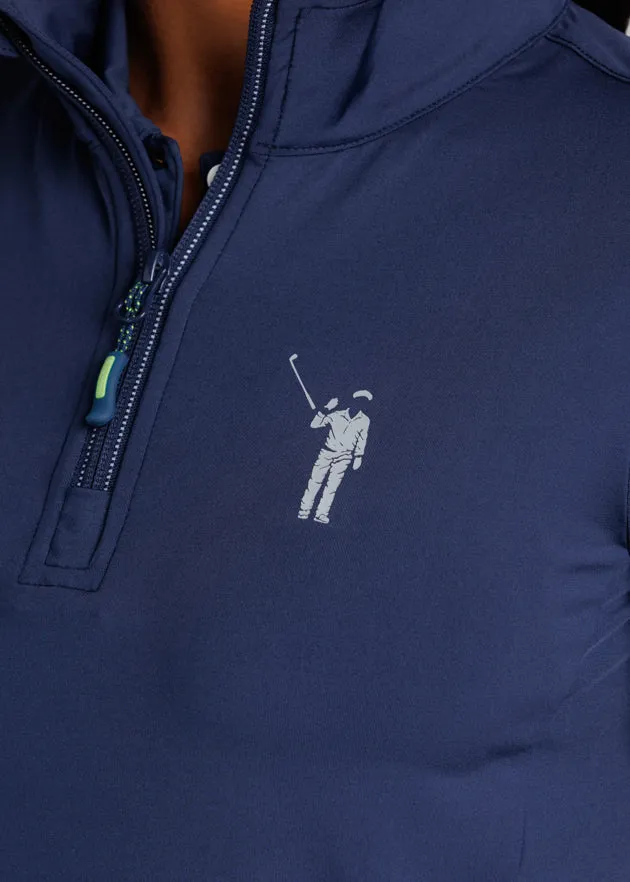 Women's Chip Shot Pocket Pullover | Navy